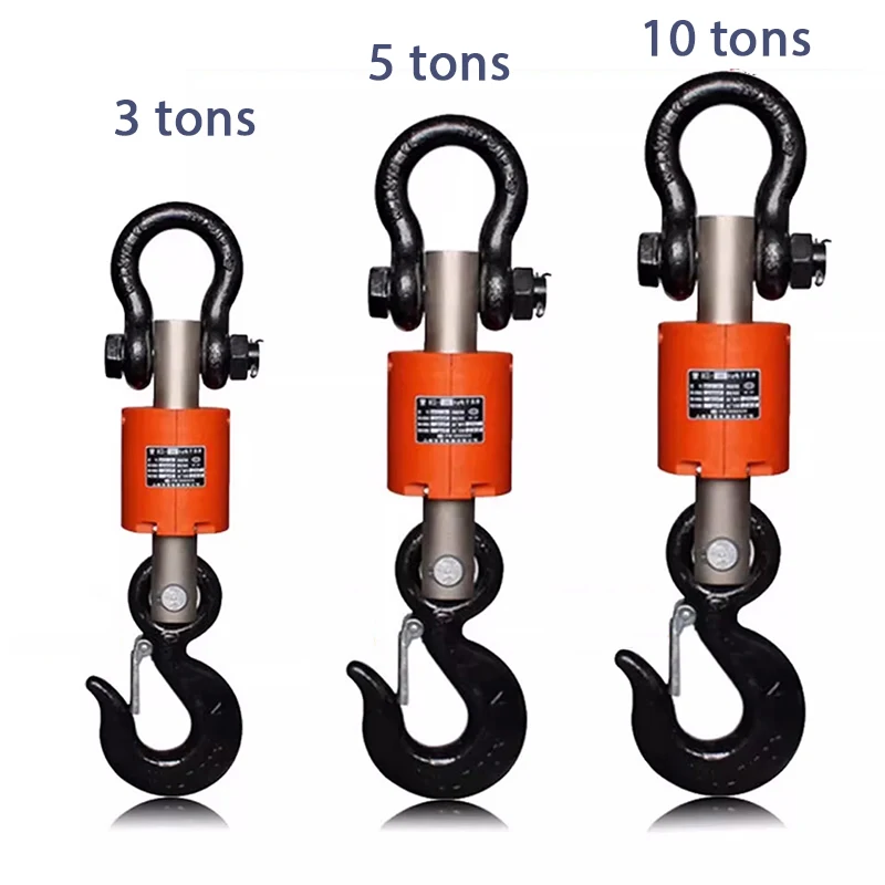 Bezprzewodowy waga dźwigowa elektroniczny 3T 5T 10T okrągły z drukowaniem bezprzewodowym waga dźwigowa hakiem o nazwie waga napędowa