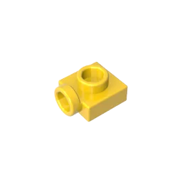 Gobricks GDS-90294 1x1 bord met een klein bord aan de zijkant DIY Educatieve bouwstenen voor kinderen Technisch