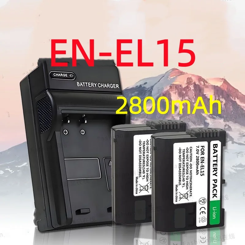 2800Mah EN-EL15 En …