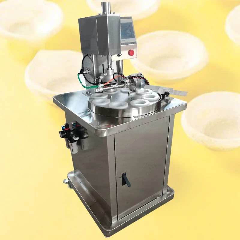 Commercial fully automatic tart shell making machine baked food equipment egg tart forming machine