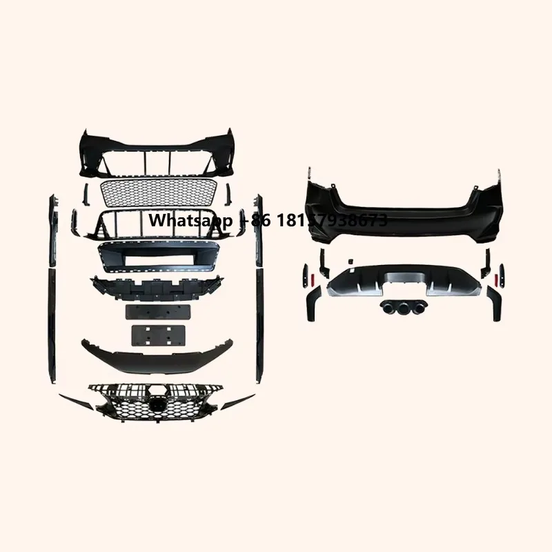 

For FE FL Sedan 2023-24 PP TypeR Style Front Bumper Body Kits