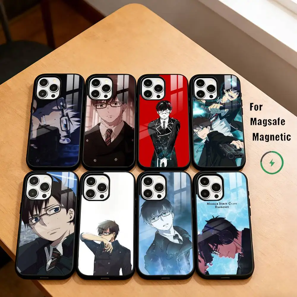 

E-Exorcist Y-Yukio O-Okumura Phone Case For iPhone17,16,15,14,13,12,11 Plus,Pro Magnetic with Magsafe Wireless Charging