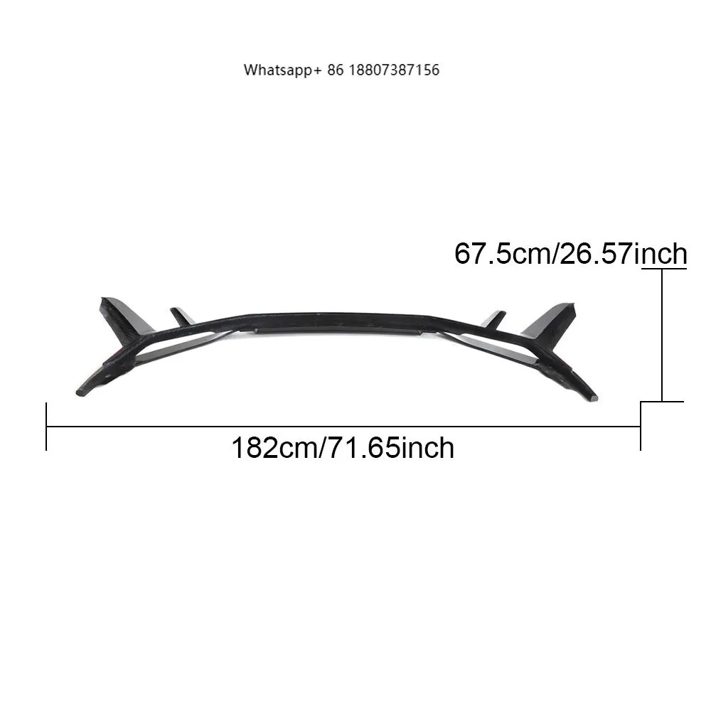 

Dry Carbon Fiber Front Bumper Lip forAudi R8 V10 Coupe 2023UP