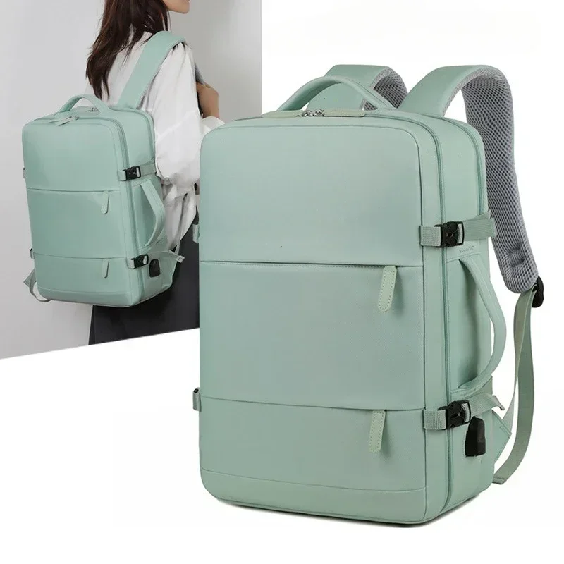 Bolso con almacenamiento de zapatos para hombre y mujer, mochila multifunción multicapa con separación de ropa seca y húmeda, impermeable, de gran capacidad, 2024