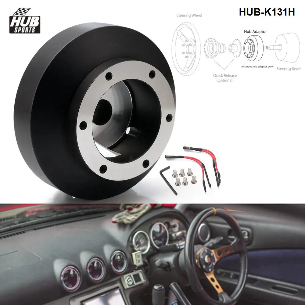 

Aluminum Racing Steering Wheel Short Hub Kit Adapter Boss Kit For Acura Integra For Honda Civic S2000 HUB-K131H