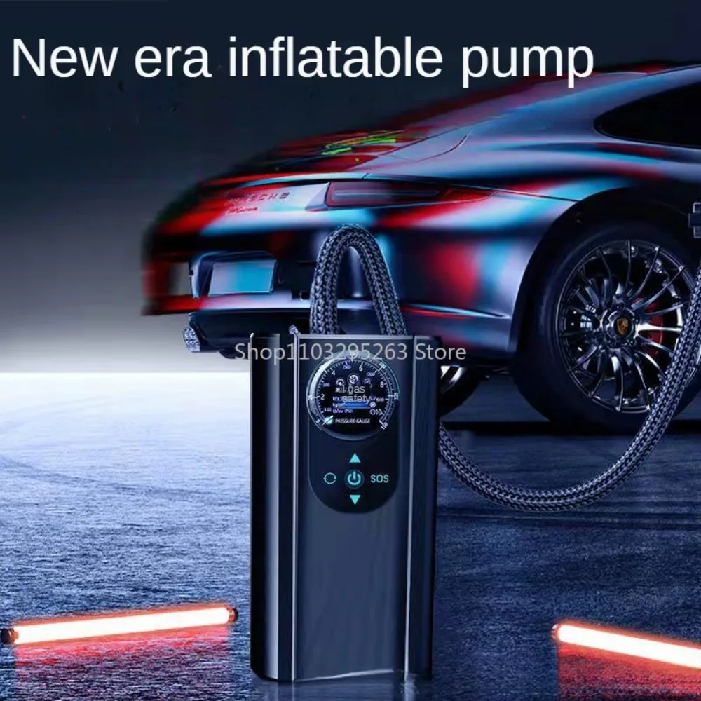 multifunctional tire high-pressure pump 12-60V universal Car mounted wireless portable digital display inflator intelligent