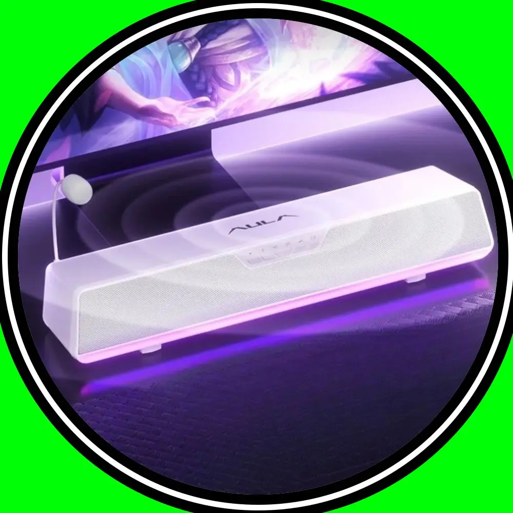 

AULA GS6Pro Киберспортивная звуковая панель Настольный динамик Шумоподавление Bluetooth с микрофоном Домашние GS6 Pro Портативные игровые колонки для ПК