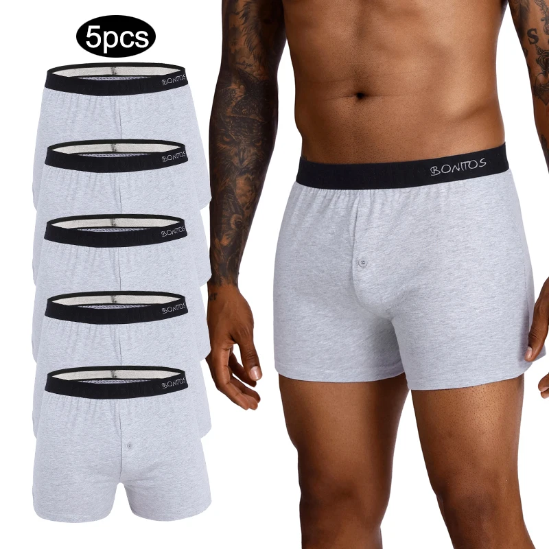5pcs Reflective Men's Panties Cotton Boxershorts Comfortable Boxers Shorts Brand Man Underwear Hot Men Underpants Homme Trunks