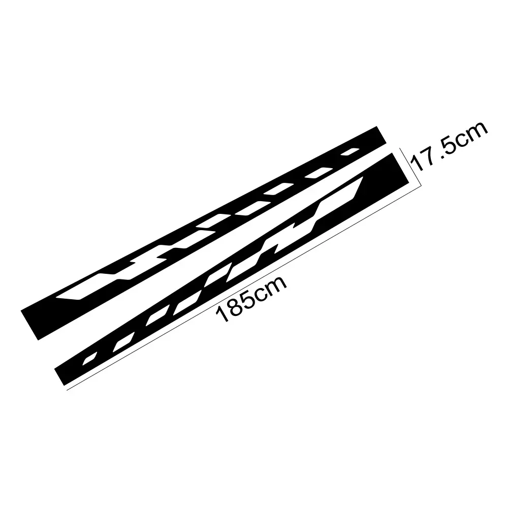 Long Stripes Car Door Side Sticker Auto Decoration Vinyl Decals Accessories For Audi TT 8N MK1 MK2 8J Coupe MK3 8S Roadster TFSI view 5