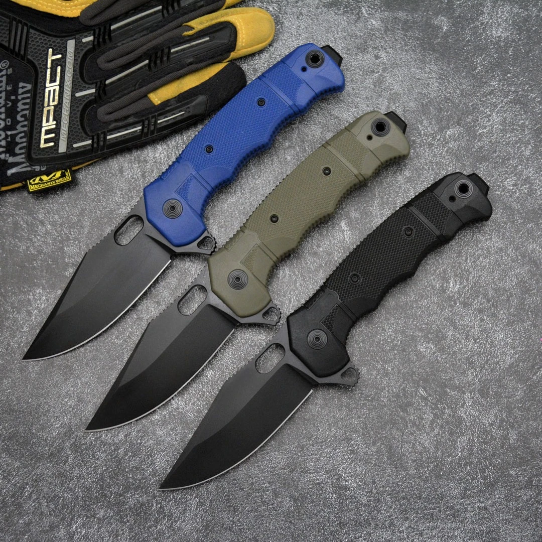 

Tactical 8Cr13Mov Blade Portable Outdoor Knife Wilderness Survival Self Defense Folding Knife Nylon Fiber Handle Camping Gear