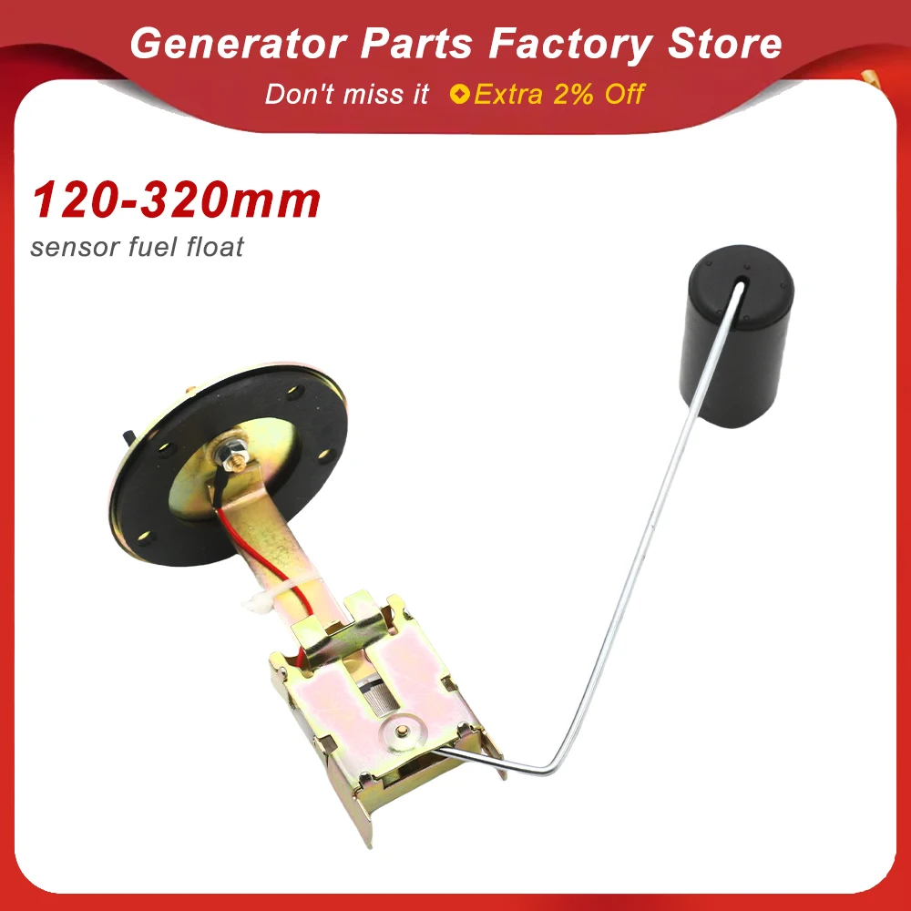 

Depth 170mm Fuel sensor fuel float diesel genset part brass liquid water tank generator meter truck car gauges resistive meters