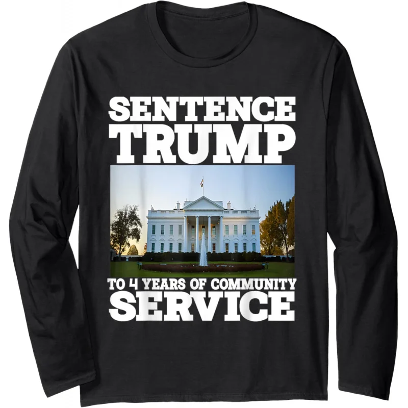 

Trump sentenced to 4 years in prison for returning to the White House wearing a long sleeved shirt