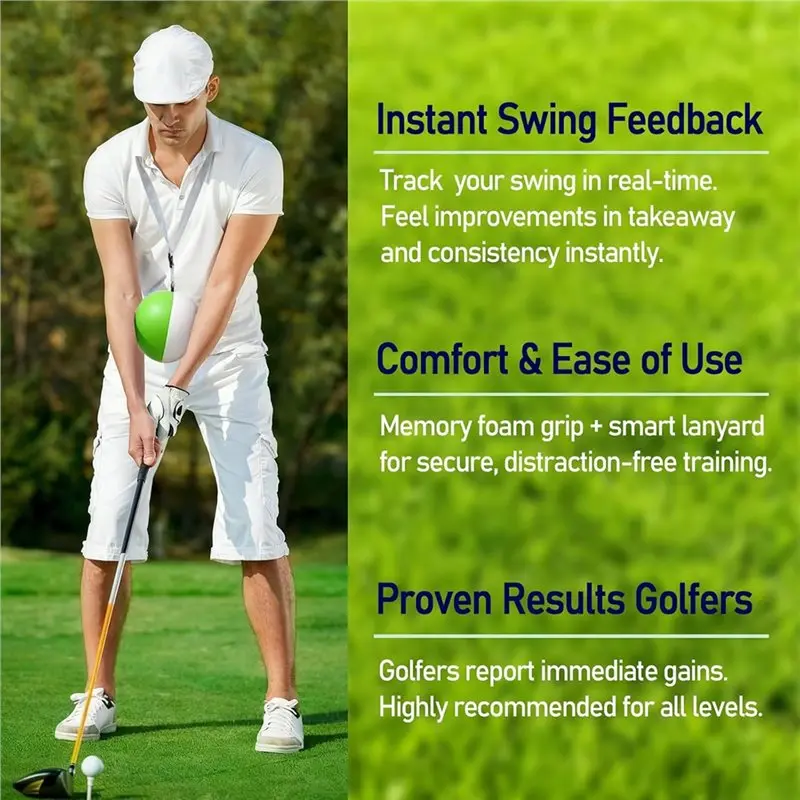 【SPECIAL】Golf Swing Trainer Compression Ball-Forearm Connection& Impact Position Fixing- Chicken Wing Scooping Master