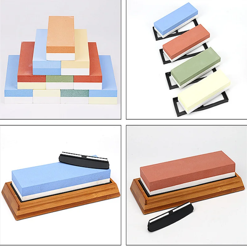 

2-in-1 Sharpening Whetstone, White Corundum Stone for Coarse Grinding & Fine Polishing