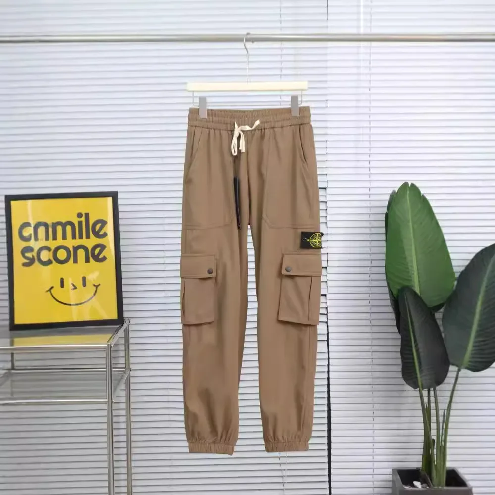 Autumn new multi pocket work pants