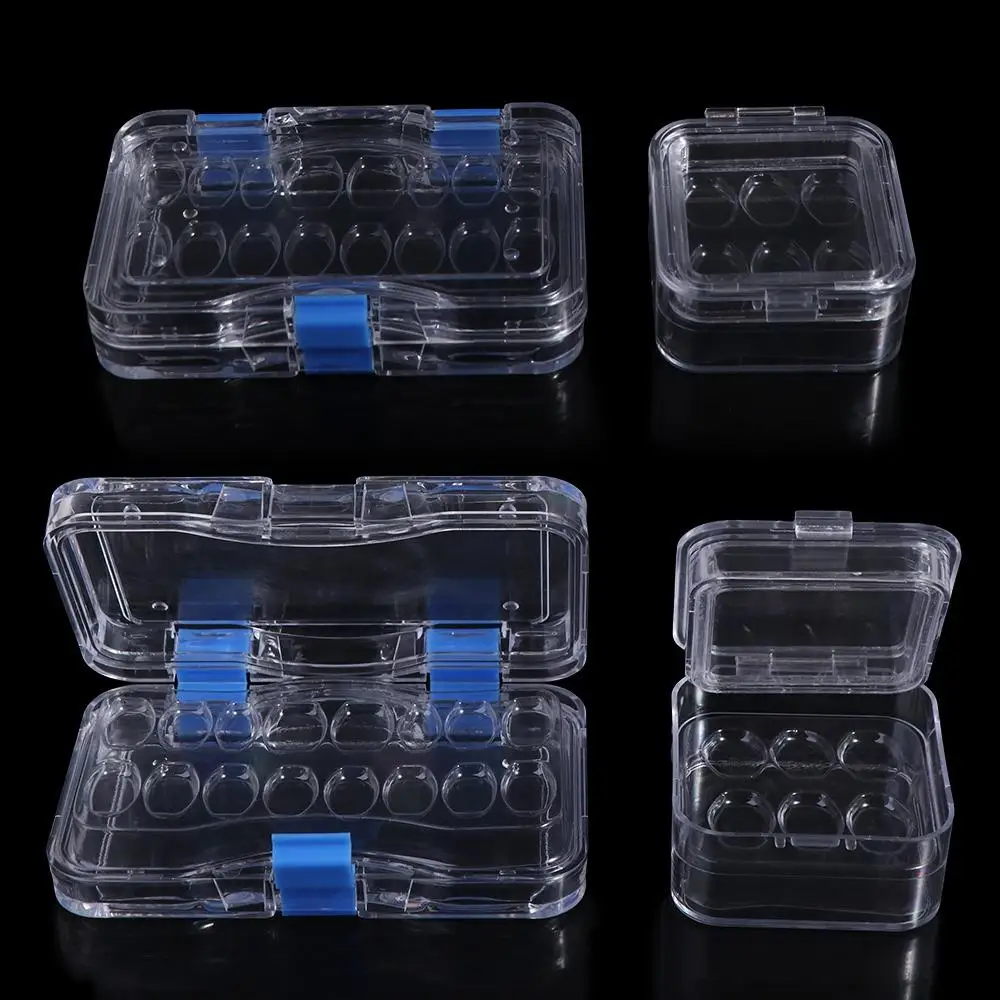 Protective Case Dentist Supply with Hole Membrane Teeth Case Dental Tooth Box With Film Denture Storage Box Dentistry Lab Tool