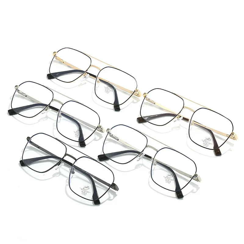 JMISUS موضة طيار النظارات الطبية التقدمية عالية الجودة الطيار قصر النظر النظارات البصرية للرجال والنساء