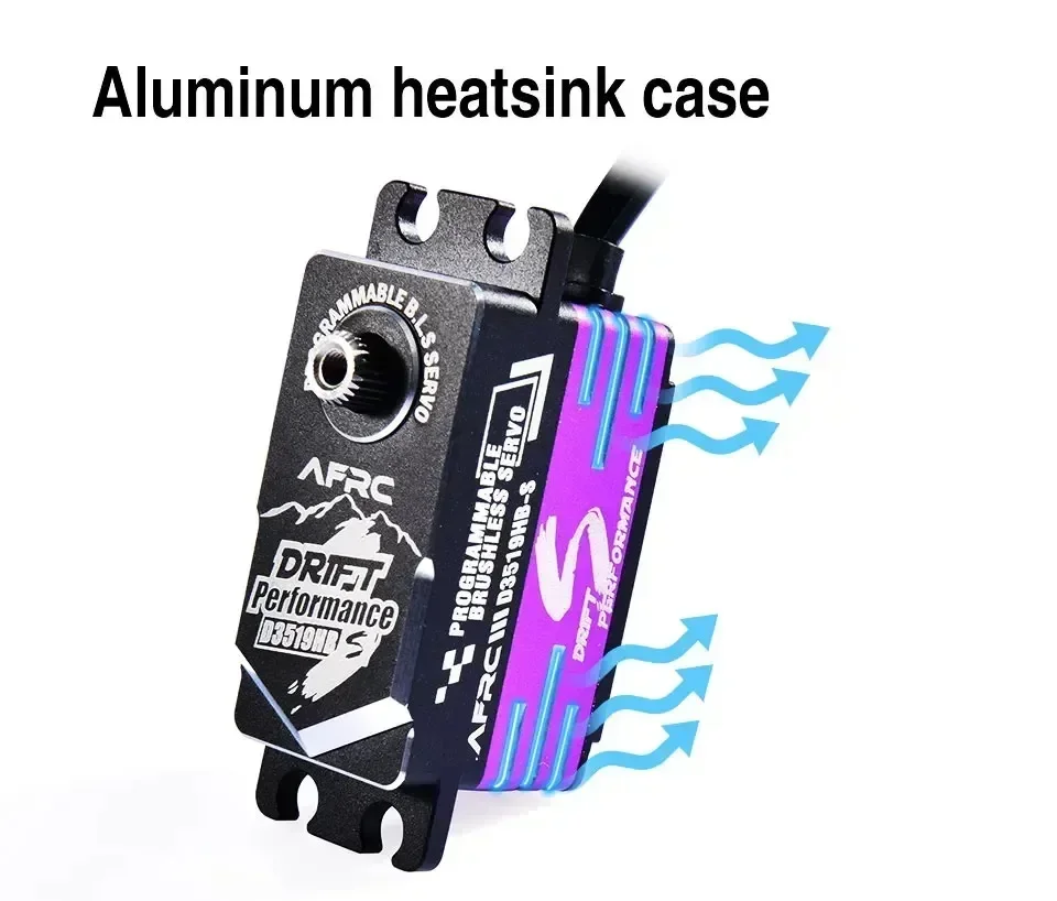 

D3519HB-S Low Profile Programmable HV Brushless Servo for Etc Drift RC Car DIY Assembly Upgrading