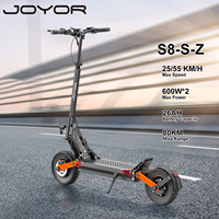 JOYOR S8-S-Z Foldable Adult Electric Scooter E-Scooter 25/55 KM/H Electric Kick Scooter 1200W Skateboards 48V 26Ah Kickboard