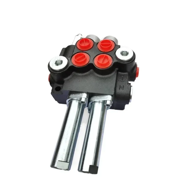 P80 Multi way Directional Valve 80ML High Flow x Quantity Used for Excavator Tractor Hydraulic Directional Manual Control Valve