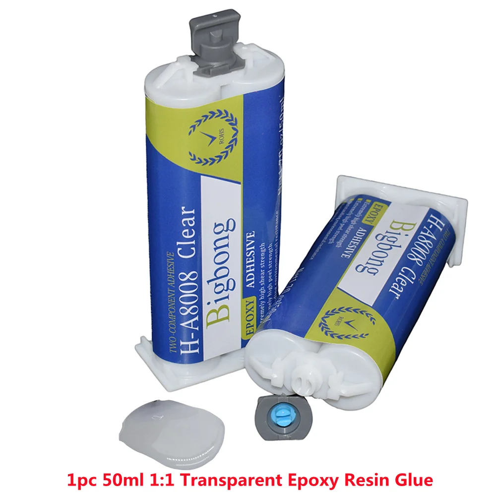50ml Schwarzes Epoxidharz-Dichtmittel 1:1 Transparenter AB-Klebstoff Strukturklebstoff für 50ml 1:1 AB-Klebstoffpistolen und Spenderwerkzeuge – Detail 4