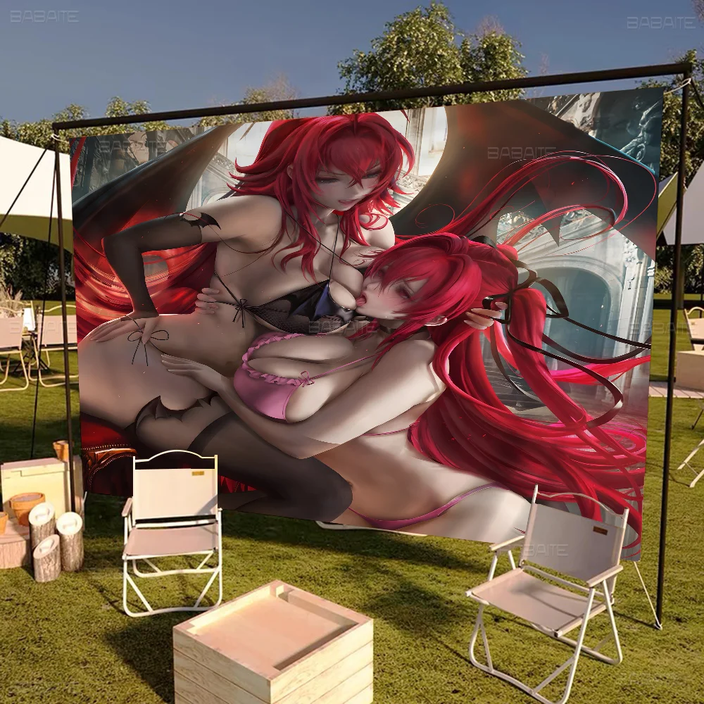 Anime High School DxD High End Quality Banner Printing Artistic Atmosphere Style Camping Flag