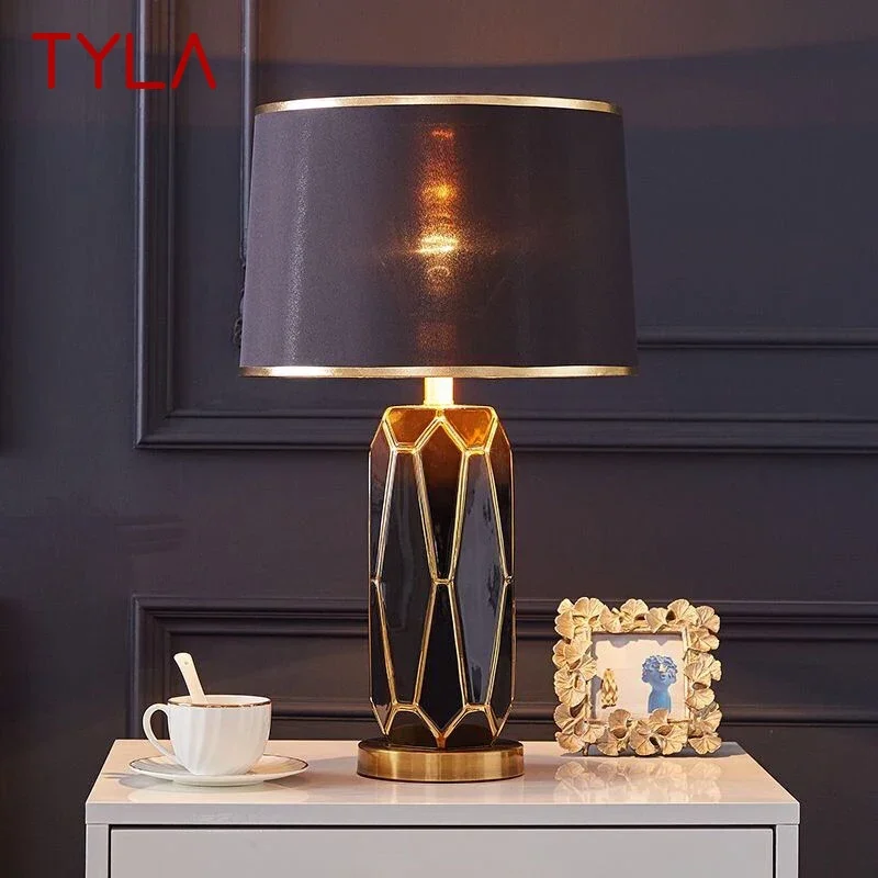 Tyla Eigentijdse Keramiek Tafellamp Luxe Woonkamer Slaapkamer Nachtkastje Licht Hotel Techniek Decoratief