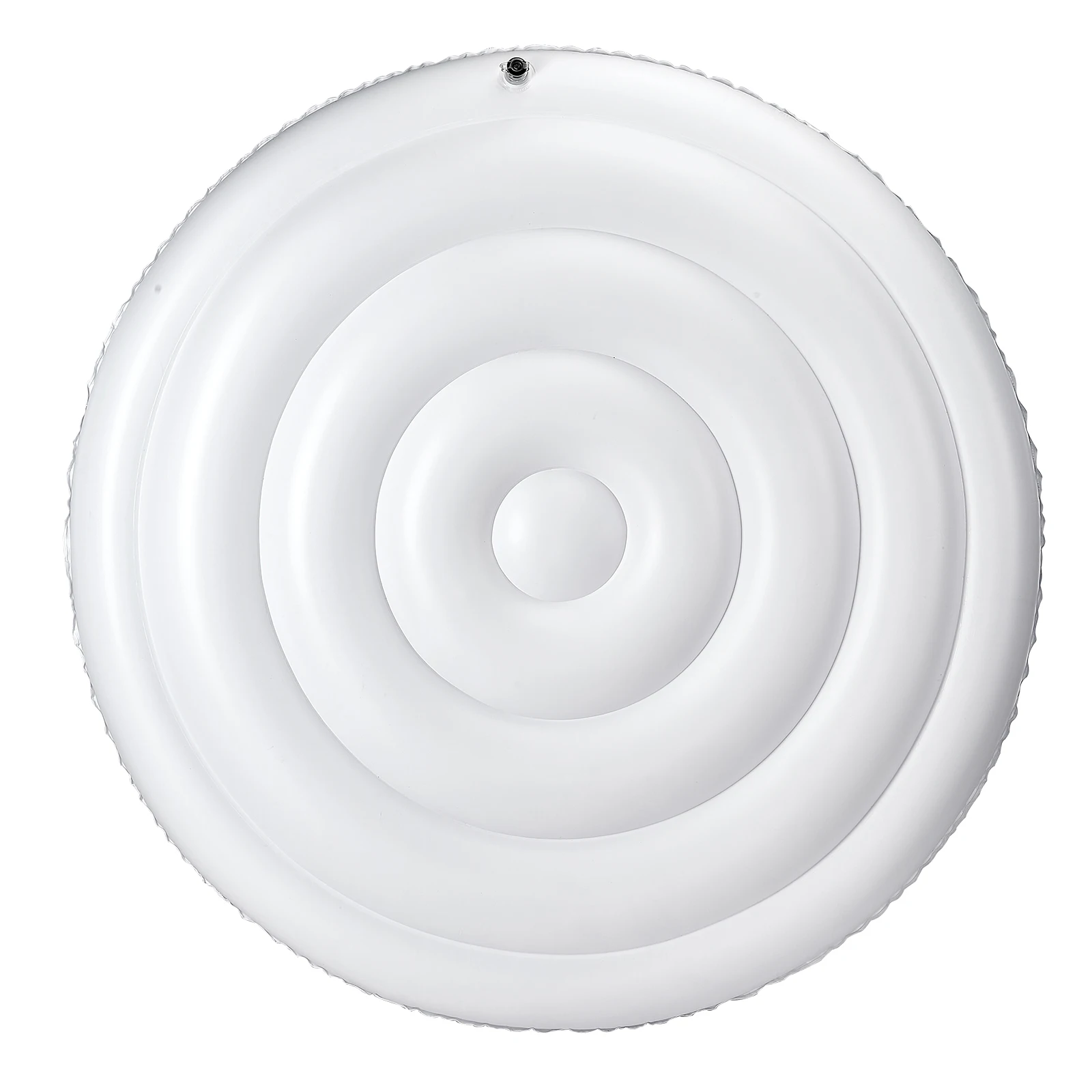 SucceBuy Cubierta Inflable para Jacuzzi de Exterior 1645 x 230 mm Cubierta Protectora Redonda de Bañera Resistente a la Intemperie Funda para Piscinas de PVC Engrosado Espesor de 0,25 mm, Blanco