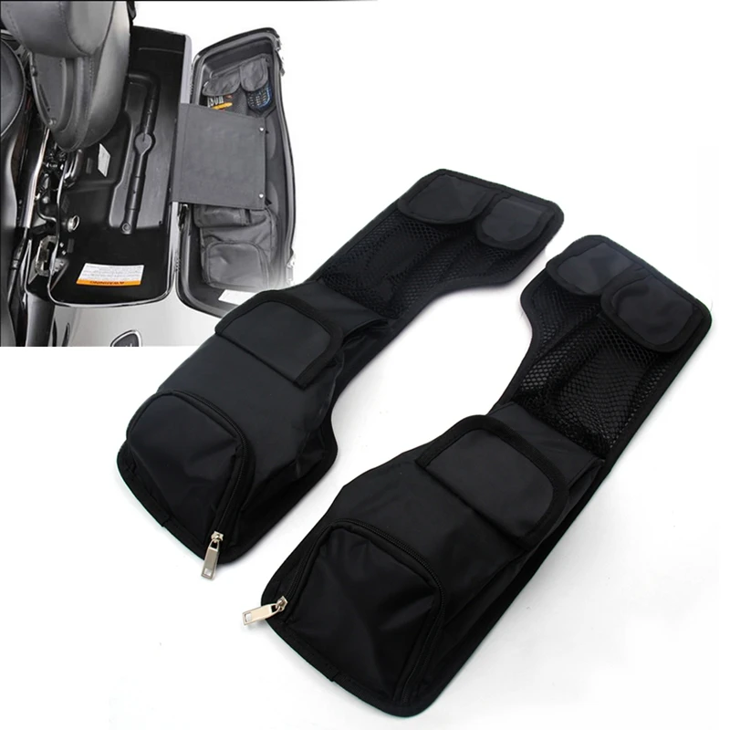 

motorcycle accessories Saddlemen Hard Saddlebags Lid Organizer+ Side Hard Bags Storage For Touring 1996-2013