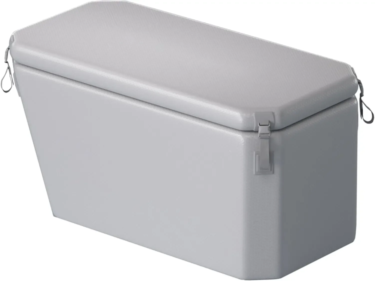 

Gray Angled Portable Ice Bath Tub For Athletes Fitness Recovery Outdoor Chiller Compatible
