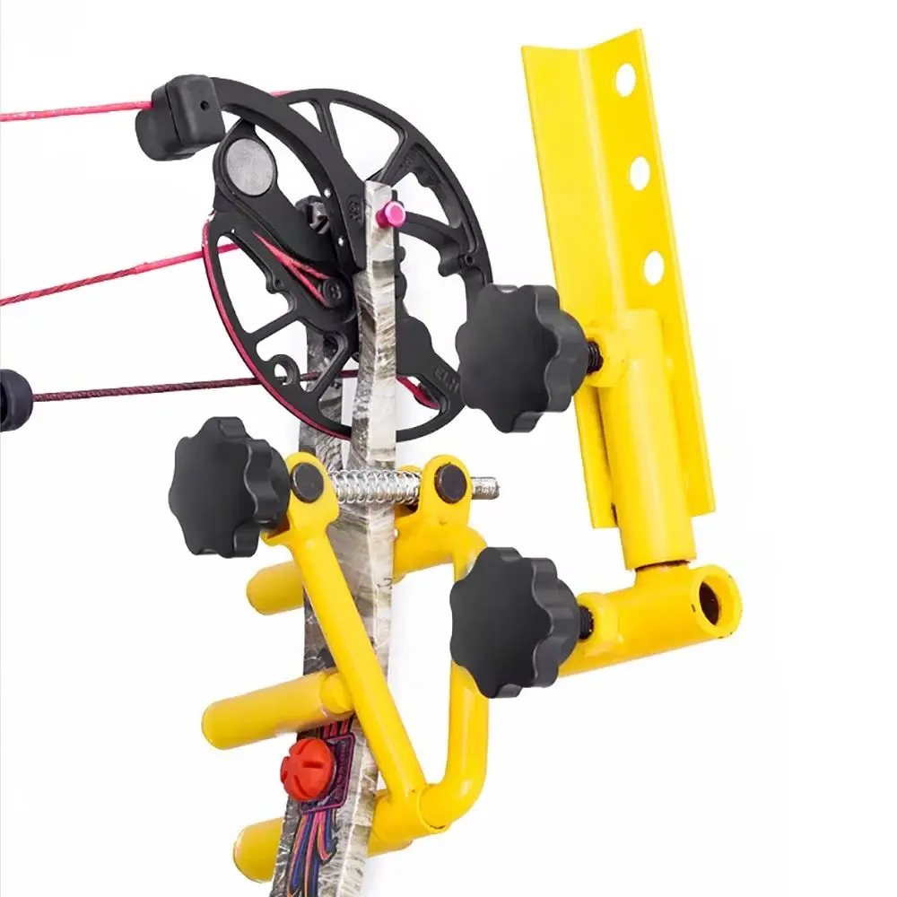 Alloy Adjustable Bow Vise Fixed Support Frame Archery Compound Bow String Tools for Bow Maintenance