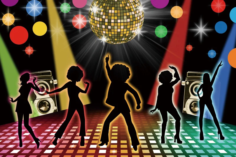 Music House Show Spotlight Stage Shiny Bokeh Background For Birthday Disco Party Decor Photography Photocall Studio Backdrops