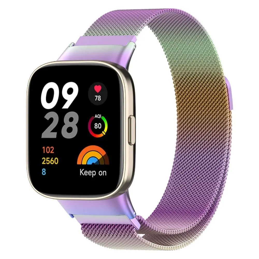 Nuovo cinturino di ricambio per bracciale in metallo Milanese in acciaio inossidabile per Redmi Watch 3