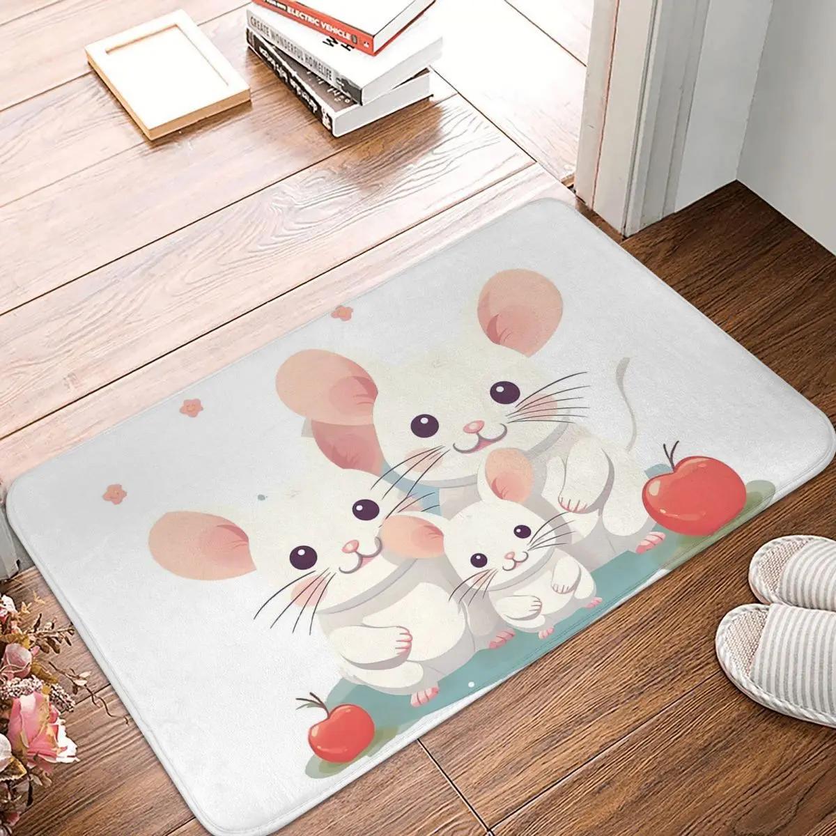 Sparkling Tenderness Anti-slip Doormat Floor Mat Absorbent Mat Carpet Rug for Kitchen Entrance Home Balcony Footpad Mats