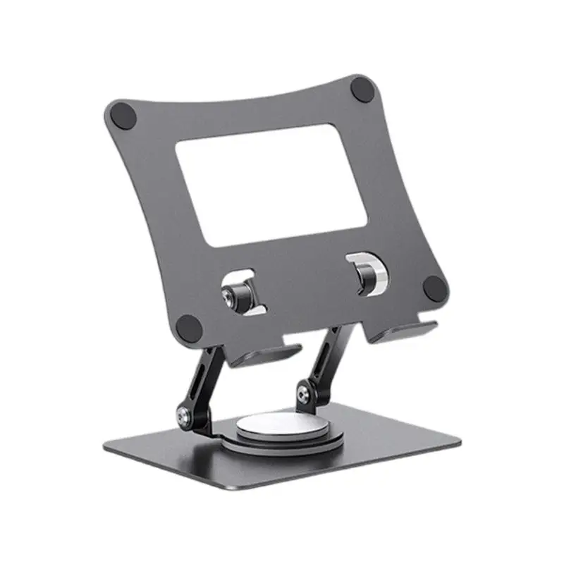 Adjustable Laptop Stand with 360 Degree Rotatable Base Foldable Laptop Holder for Desk Ergonomic Computer Notebook