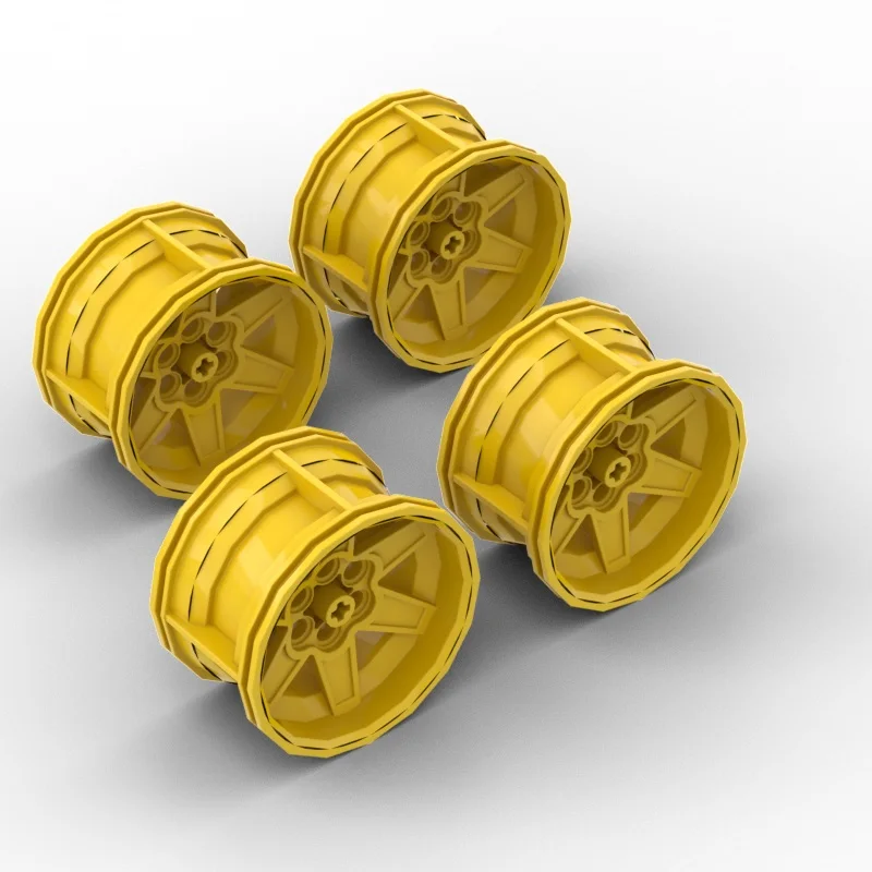 4 stücke SP3 P1 radnabe Technische Reifen Ziegel Auto Lkw Reifen MOC Teile Reduktion Gebäude block 56908 5428 73398 73389 15038