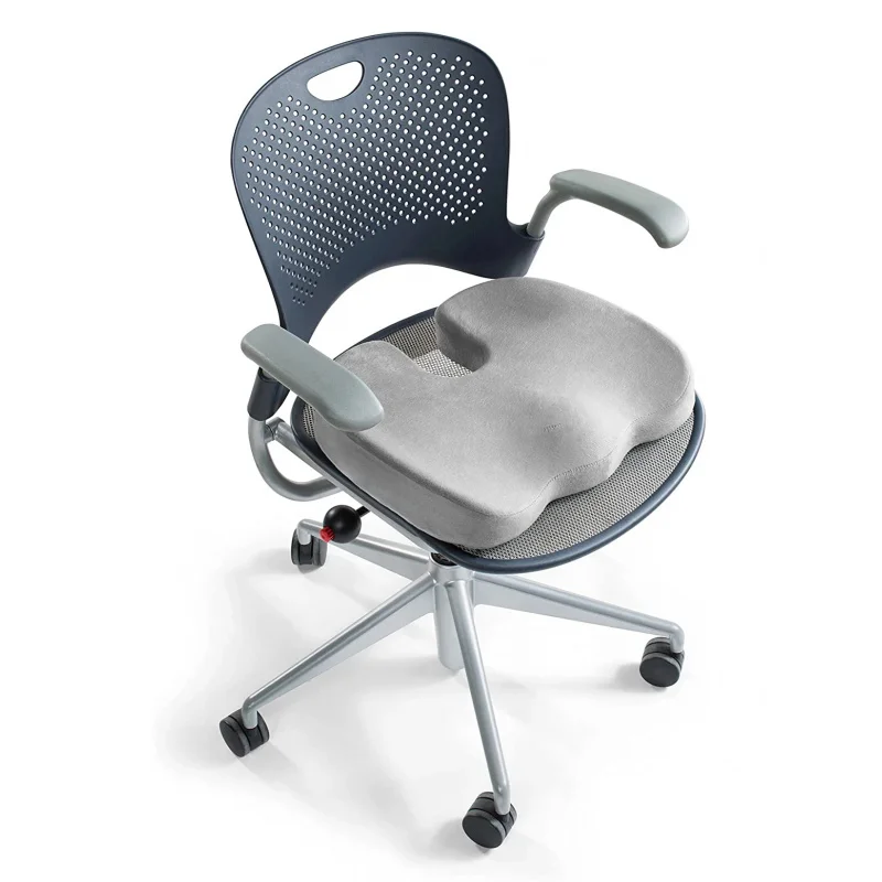 U-shaped Gel Memory Foam Massage Seat Cushion Car Office Chair for Long Sitting Coccyx Back Tailbone Pain Relief Gel Cushion Pad