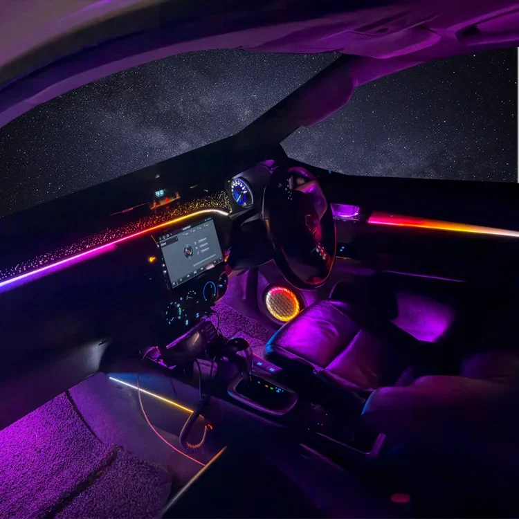 Suitable for toyota for Hilux LHD RHD LED Symphony 64 Colors Ambient LightReplacement Auto Interior Lighting Environmental!