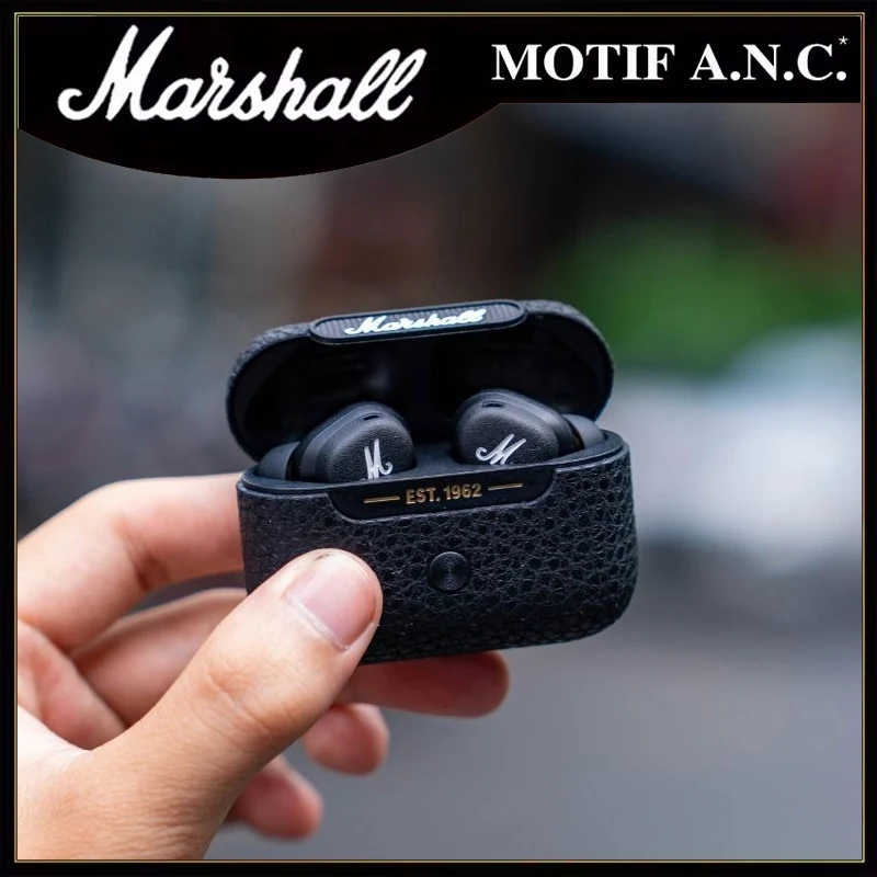 MARSHALL MOTIF ANC Echte draadloze Bluetooth 5.2-hoofdtelefoon Actieve ruisonderdrukkende hoofdtelefoon In-ear waterdichte hoofdtelefoon