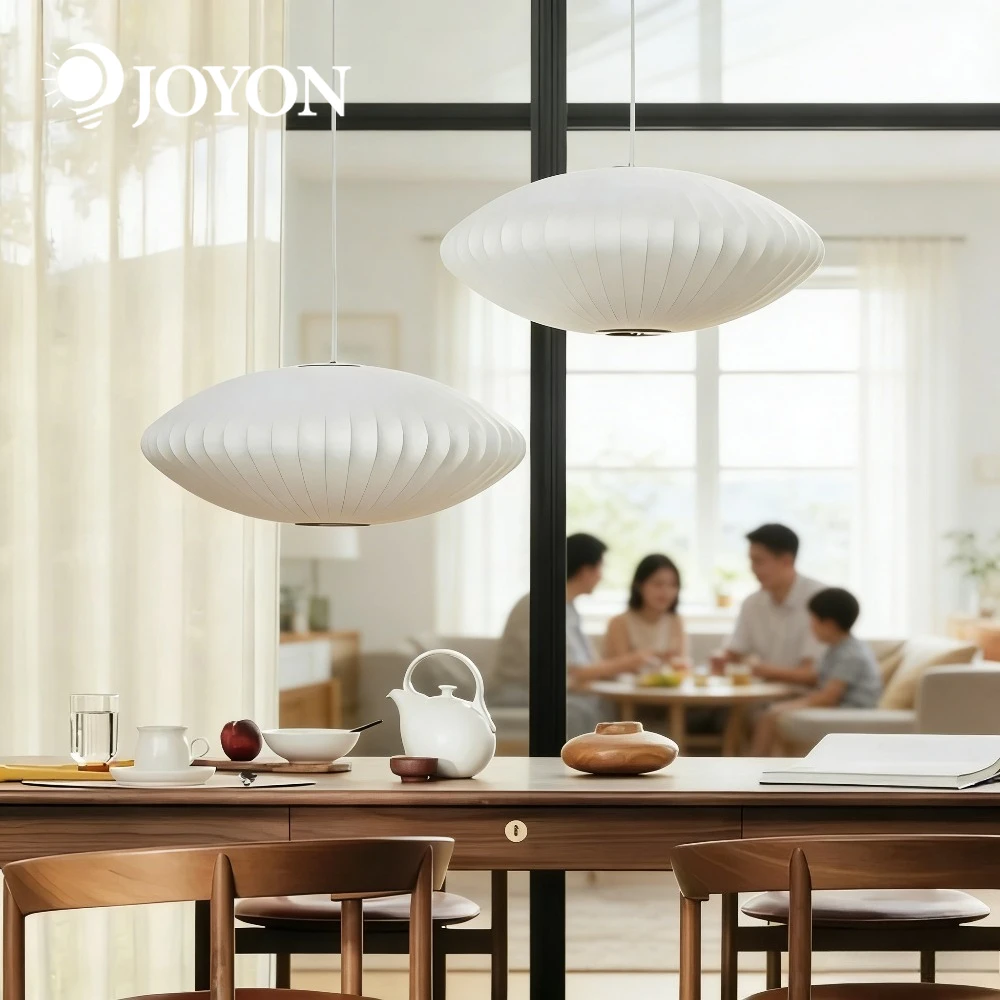 

JOYON Italian Silk Cloth Chandelier Lights Living Room Pendant Hanging Lamp Modern Dining Room Lamps Decoration Indoor Lighting