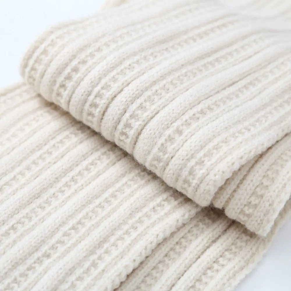 Set di cappelli sciarpa per bambini con orso tutto-fiammifero, berretto di lana di cartone animato lavorato a maglia, caldo e carino, berretto lavorato a maglia caldo, accessori di stoffa