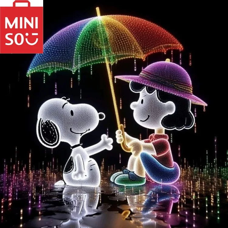 �y�Z�[�����zMINISO �L���[�g�X�k�[�s�[ 5D DIY �t�����E���h/�X�N�G�A�_�C�������h���惂�U�C�N�A�[�g�Ƃ̑����M�t�g���r���O���[���o�[�t���[�����X