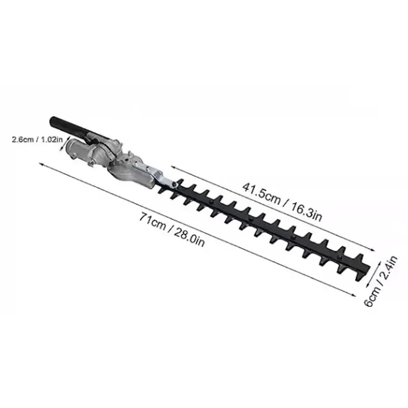 Universal Weed Trimmer Head 26Mm 28Mm 7 9 Spline Brush Cutter Blade Hedge Cutter Attachment Lawn Mower Garden Spare Part