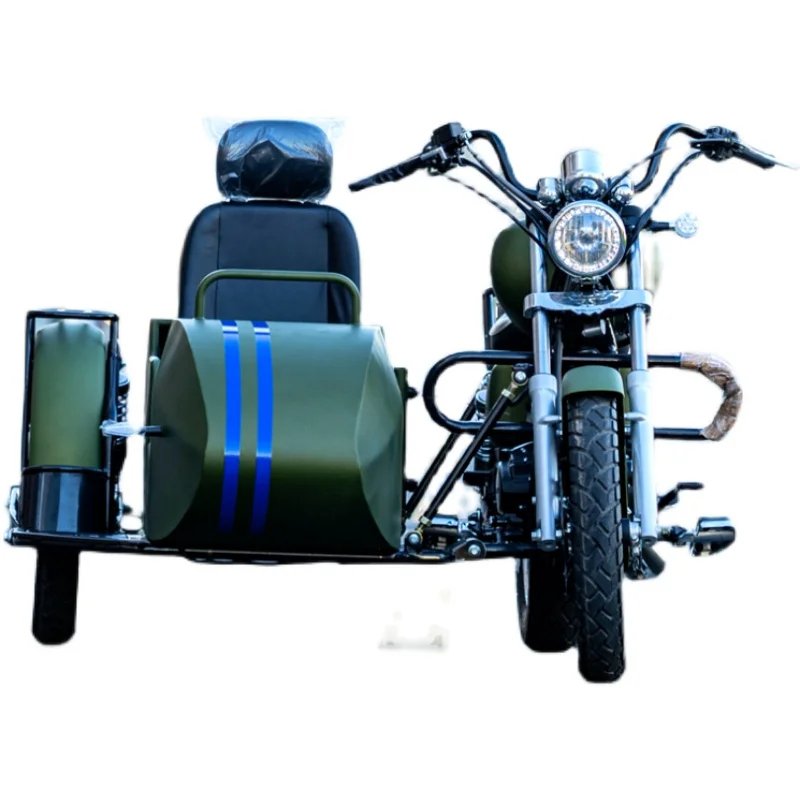 Sidecar Cross-Child Motorcycle Country Four Electronic Injection Side Three-Wheel Retro Three-Wheel Motorcycle