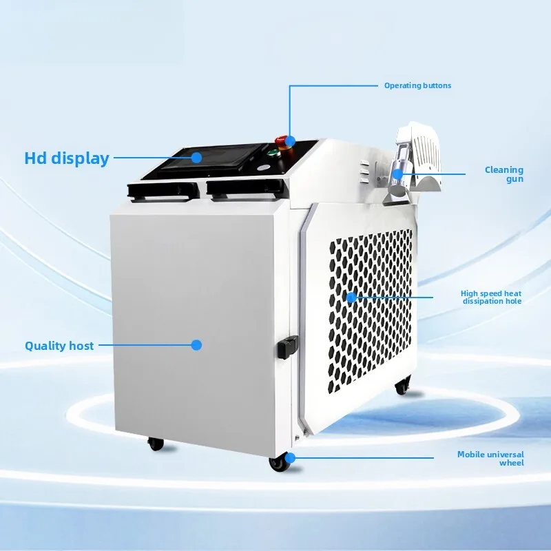 Handheld Laser Remover 3000W High Power Stainless Steel Rust Paint Removal Pulse Industrial Grade Cleaning Machine