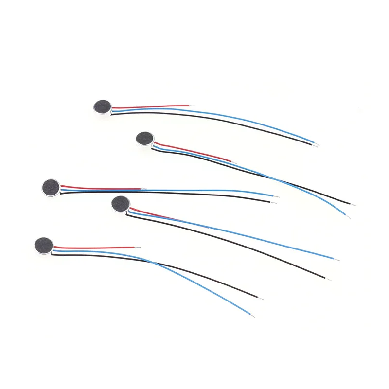 5pc 6x2.5mm 6025 Mic Capsule Electret Condenser Microphone with Wire Length 7CM Airflow Sensor Nebulizer