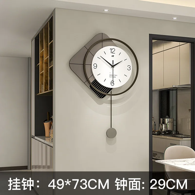 Modern Simple Wall Hanging Clock, Living Room, Home Decoration, Restaurant, Art, Creative, Fashion