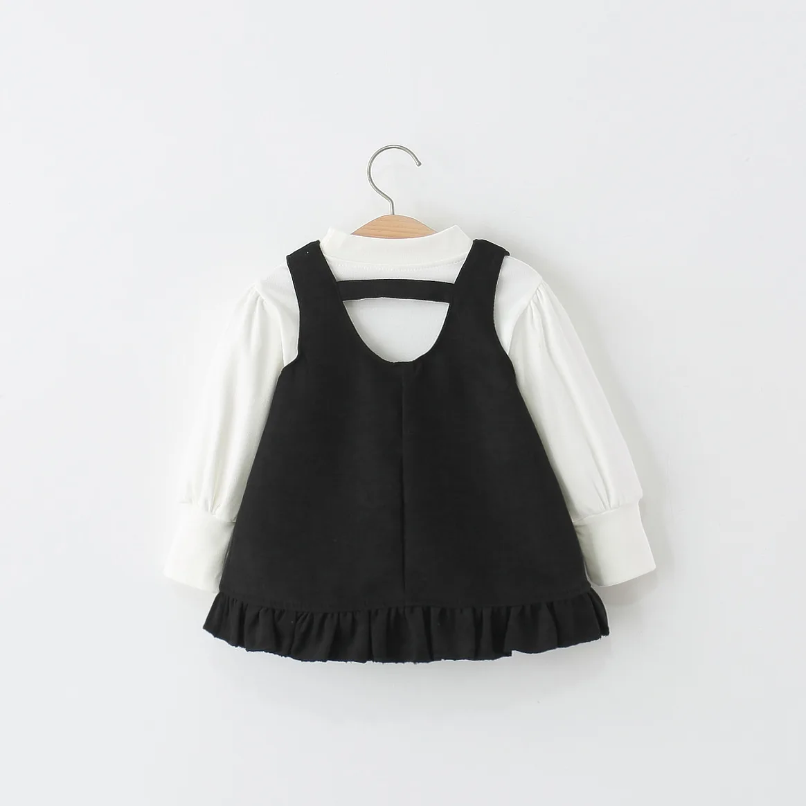 Autumn New Cute Bow Baby Girl Two-Piece Set, Korean Style Children'S Clothing Suitable For Babies Aged 9 Months To 4 Years Old