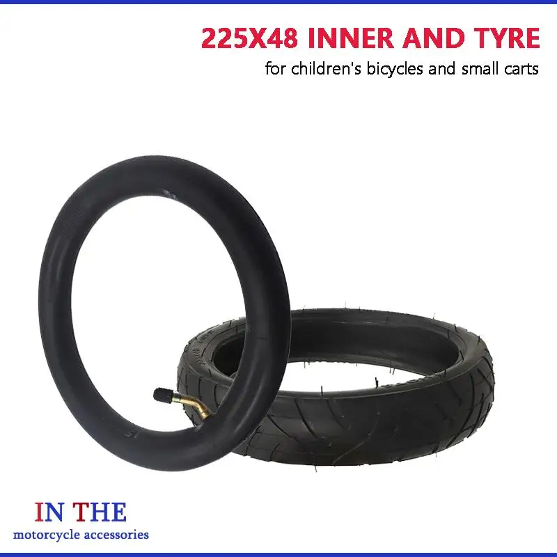 225x48 baby stroller electric scooter children's bicycle tire inflatable rubber inner and outer tire modification parts