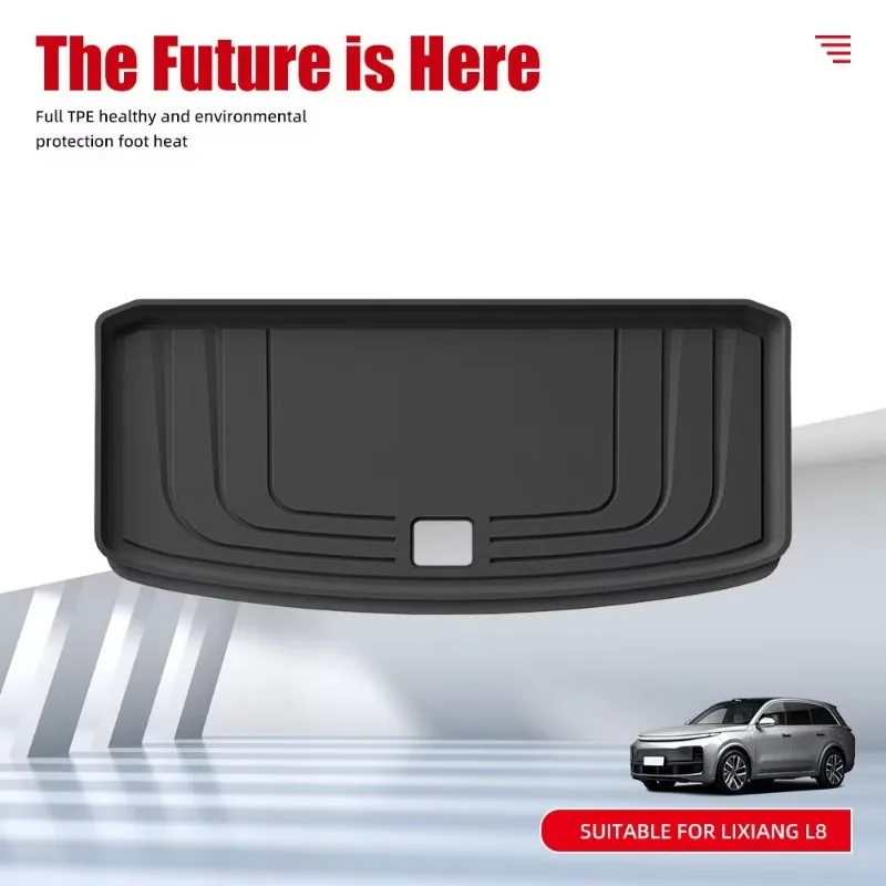 New Rear Trunk Mat for Lixiang L8 2023 Car Mats All Weather Waterproof Easy Clean TPE Accessories Protection